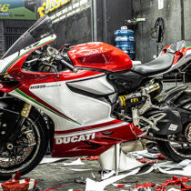 Tem xe PKL - Ducati 1199 thiết kế Tricolor